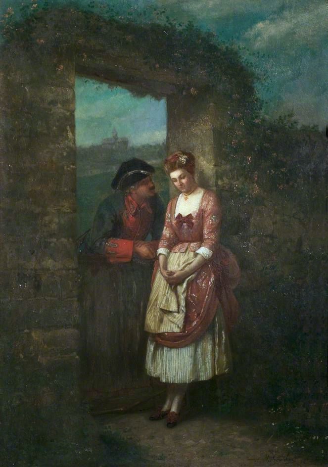 Courtship by Emile Pierre Metzmacher